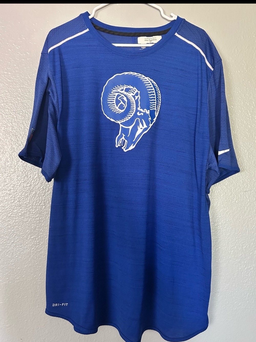 Nike Los Angeles Rams Player Issued Dri-FIT Shirt Alec Ogletree XXL